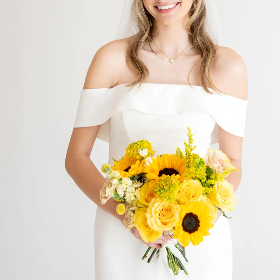 Lemon Sunshine Bridal Bouquet - Image 2