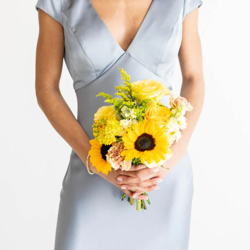 Lemon Sunshine Bridesmaid Bouquet - Image 3