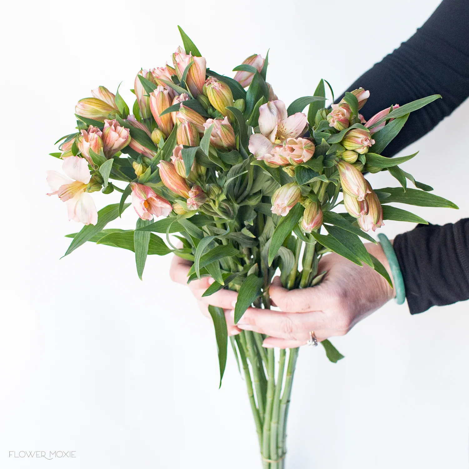 Light Pink Alstroemeria Flower - Image 5