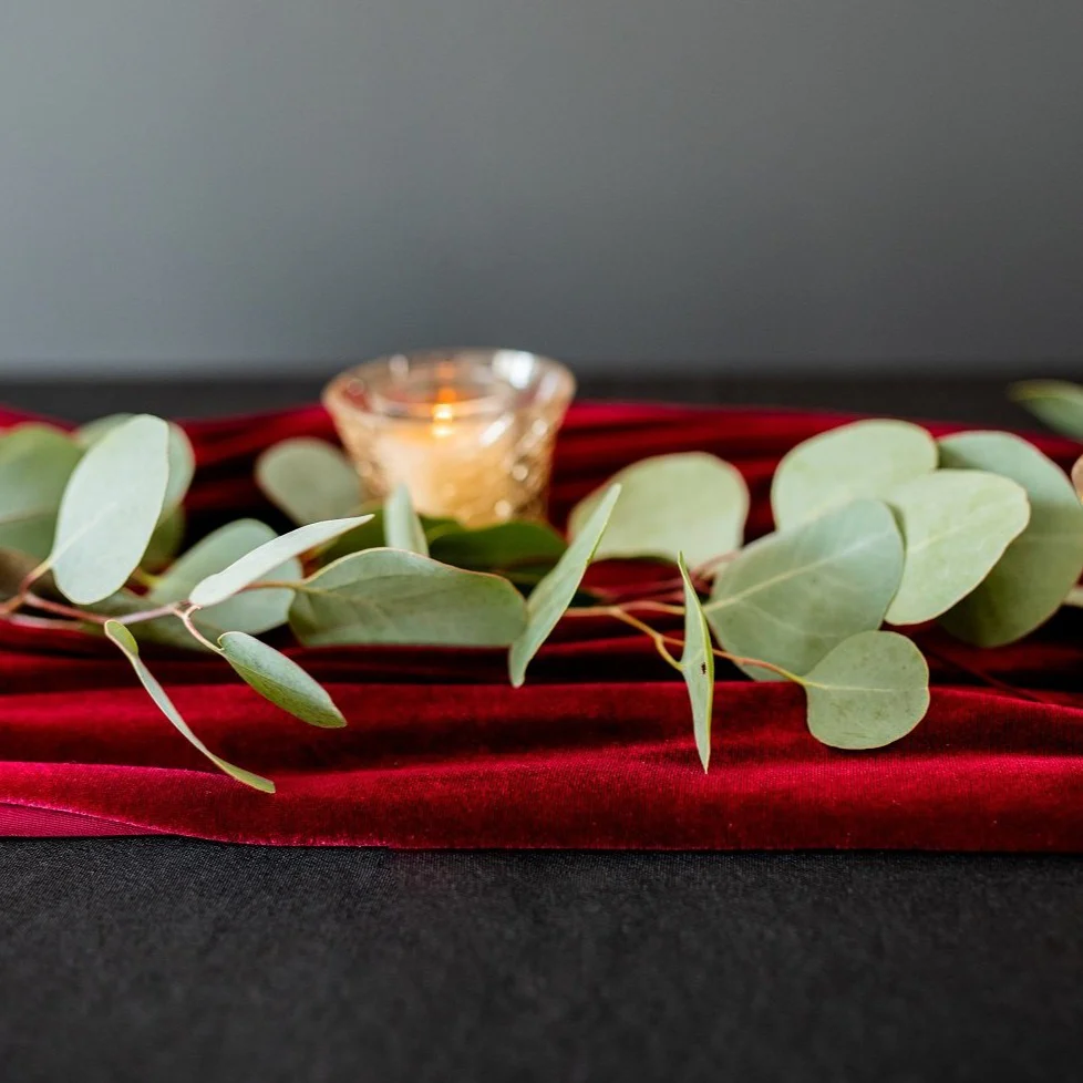 Loose Eucalyptus Garland Table Runner - Image 3