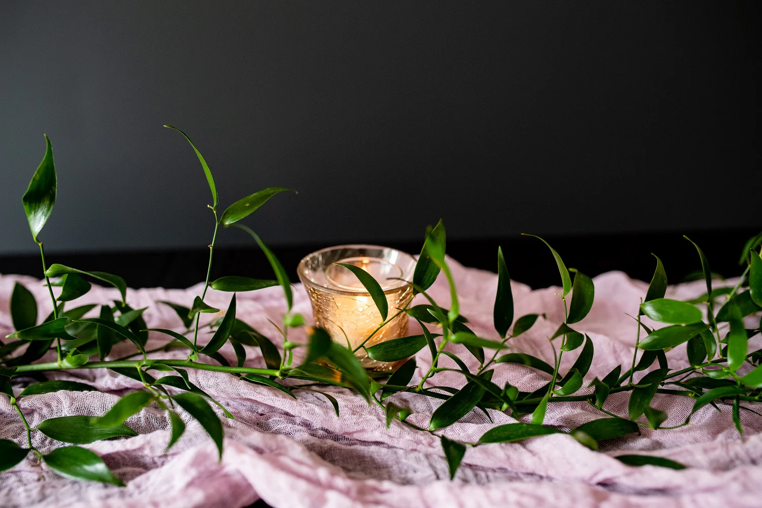 Loose Italian Ruscus Table Runner or Garland - Image 8