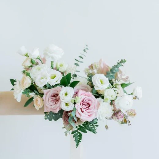 Mauve and Cream Full DIY Bridal and 4-5 Bridesmaid Bouquets - Image 5
