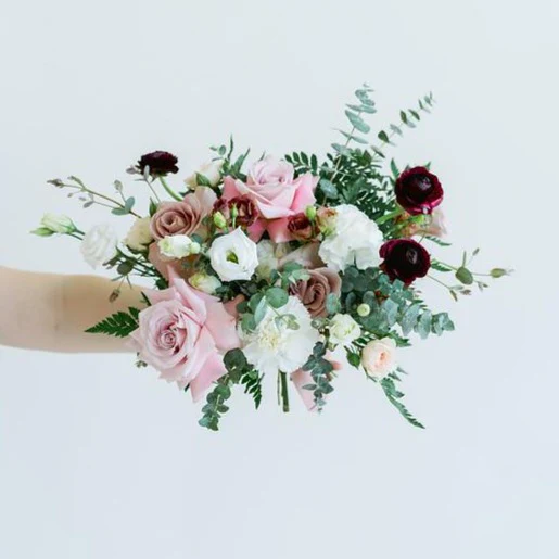 Mauve and Plum Full DIY Bridesmaid Bouquets - Makes 5-6