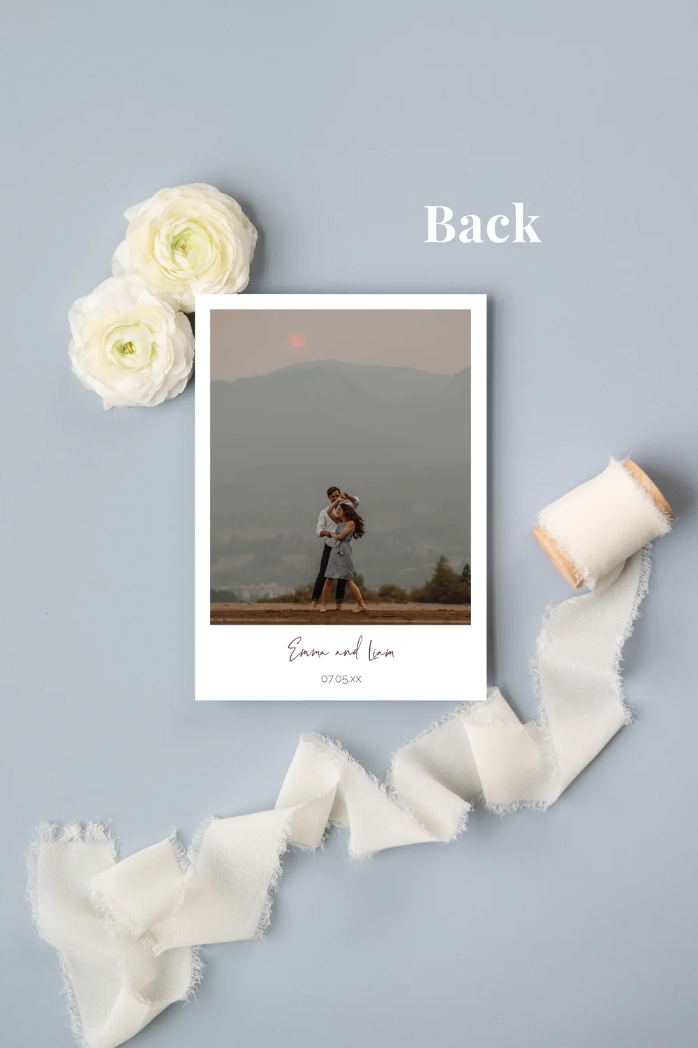 Mauve and Plum Minimalist Invitation Suite Template - 025 - Image 4