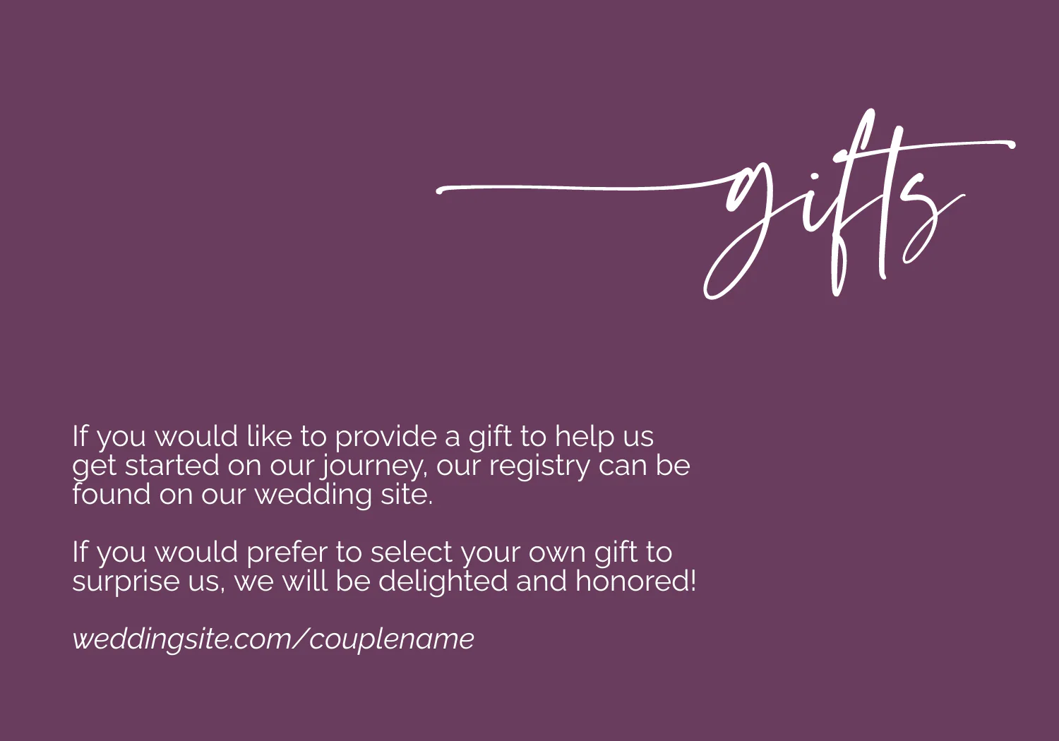Mauve and Plum Minimalist Invitation Suite Template - 025 - Image 9