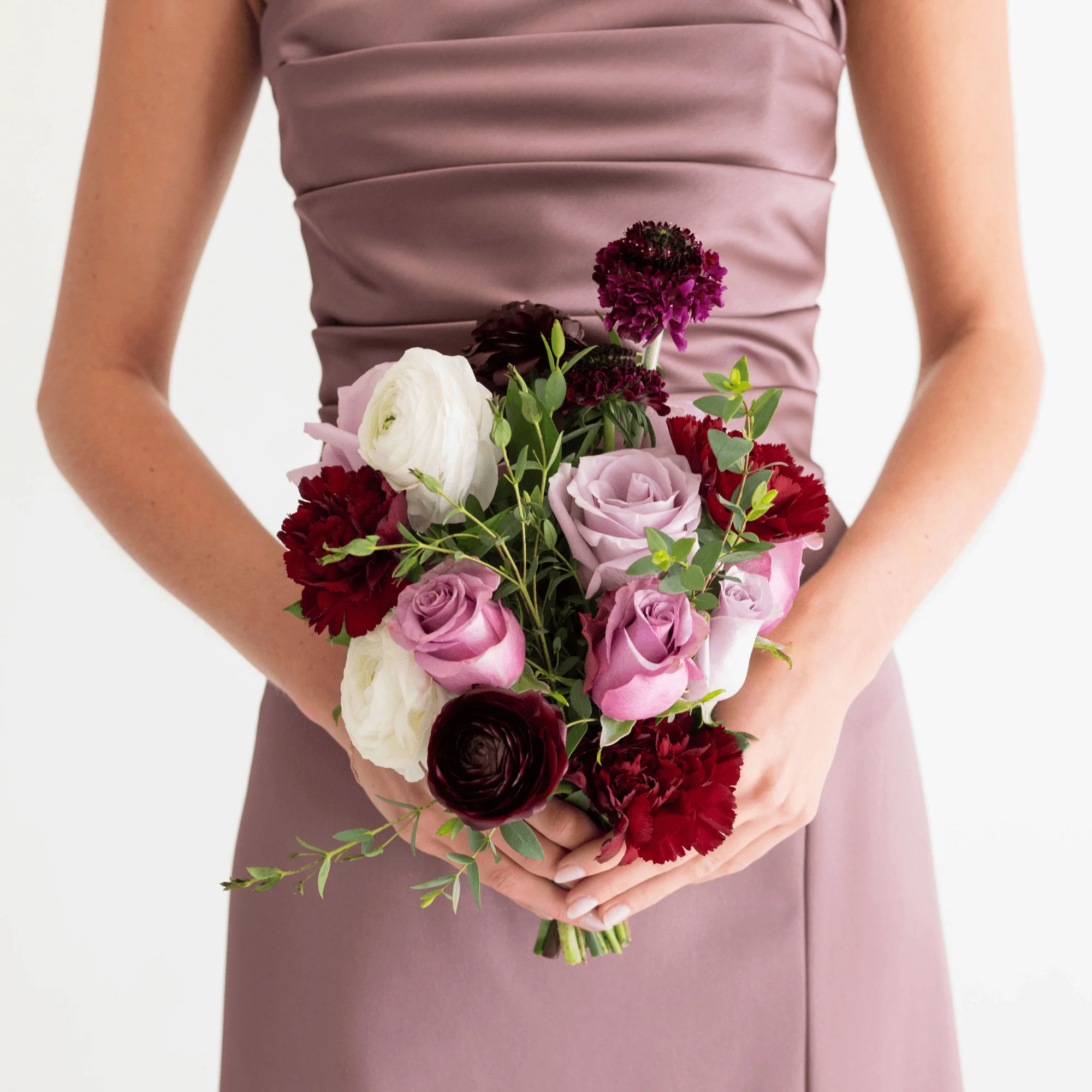 Mauve and Plum Premade Plus - 6 Maids