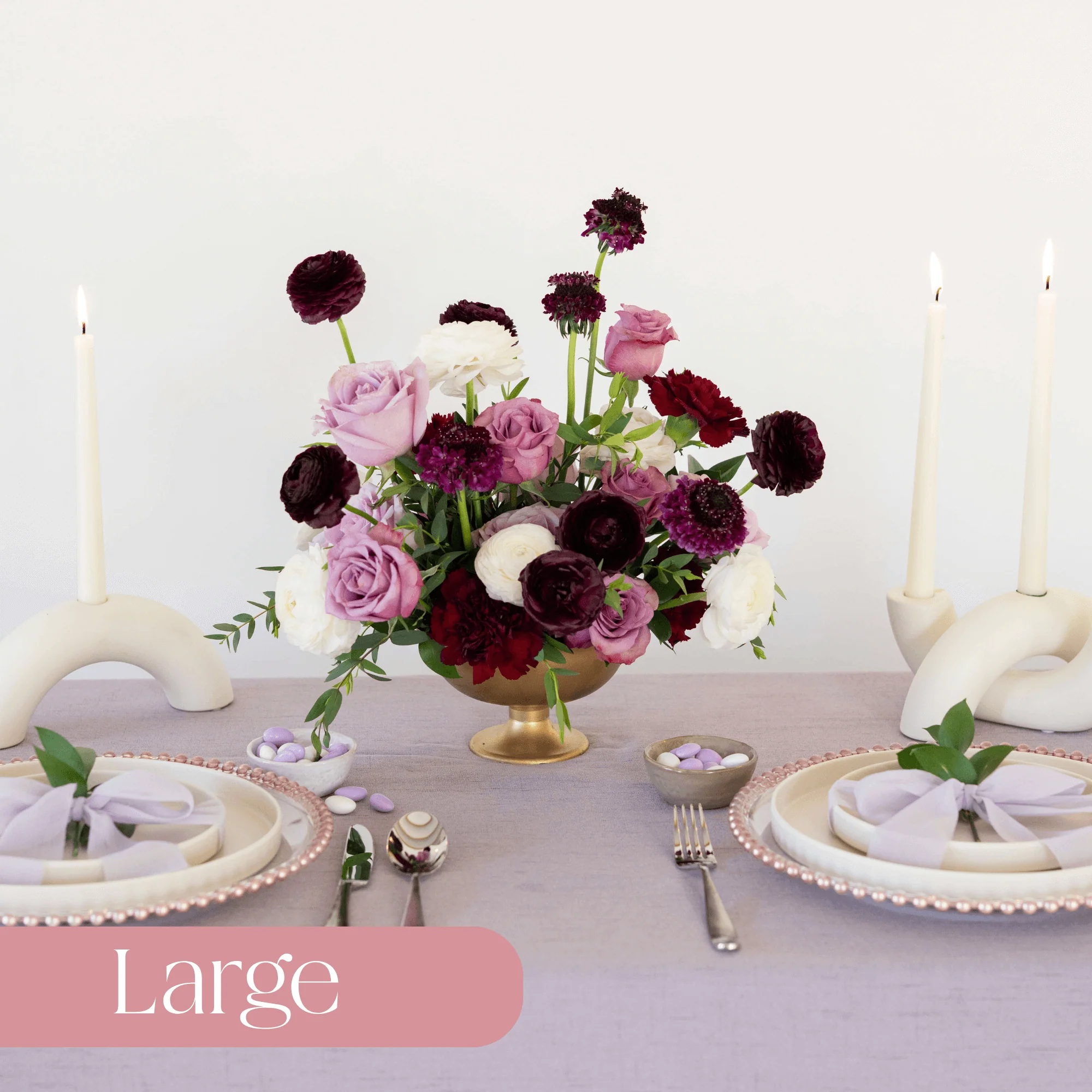 Mauve and Plum Premade Plus - Large