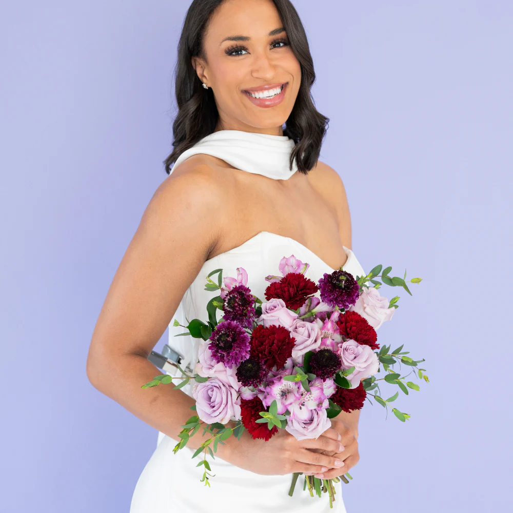 Amethyst Bridal Bouquet
