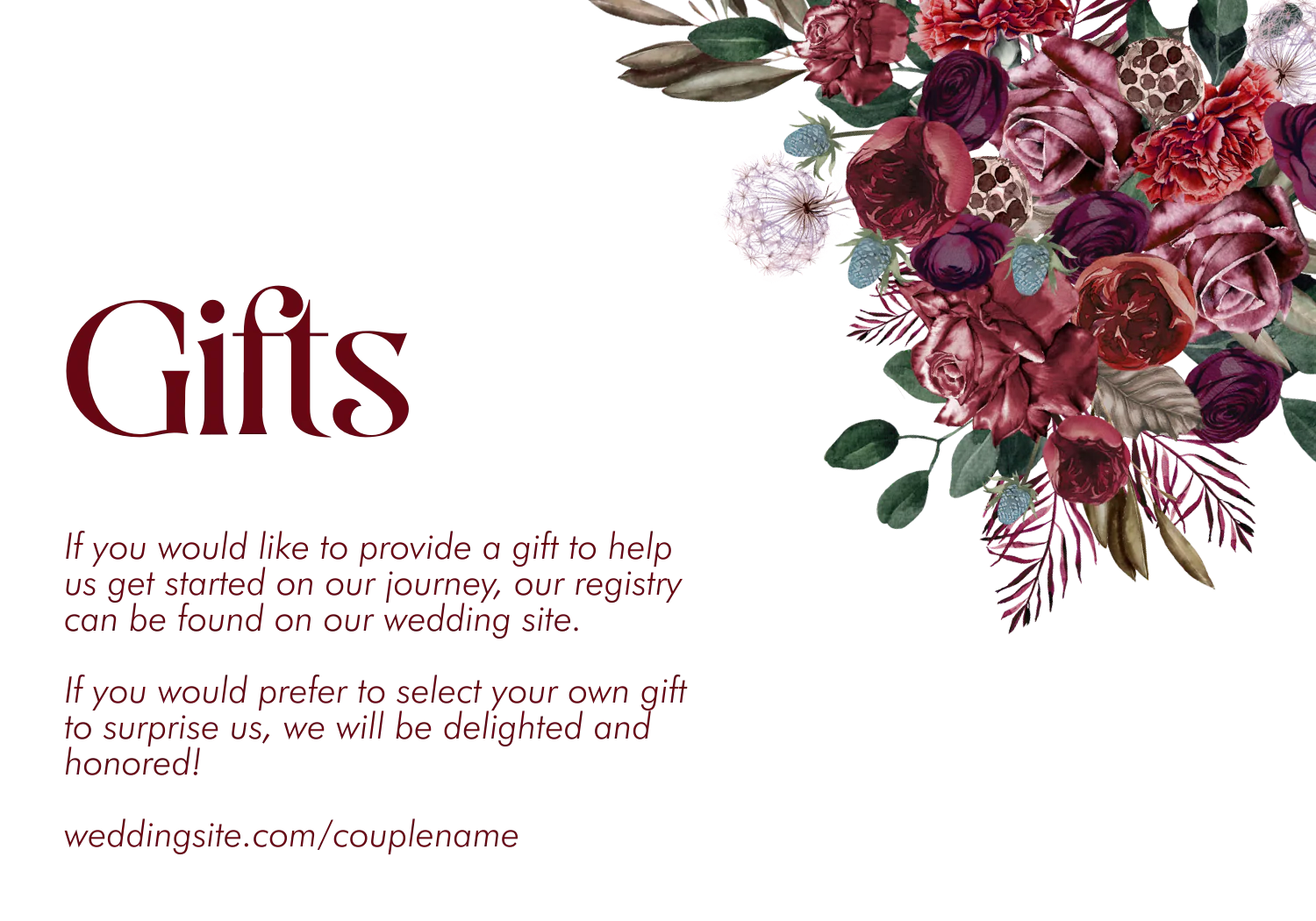 Moody Scarlet Invitation Suite Template - 030 - Image 9