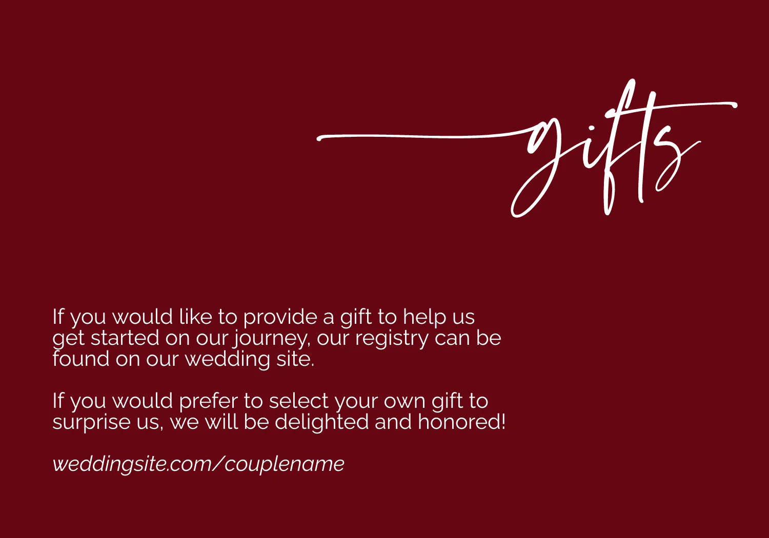 Moody Scarlet Minimalist Invitation Suite Template - 025 - Image 9