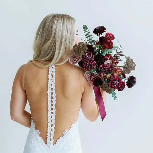 Moody Violet Full DIY Bridal and 4-5 Bridesmaid Bouquets - Image 5