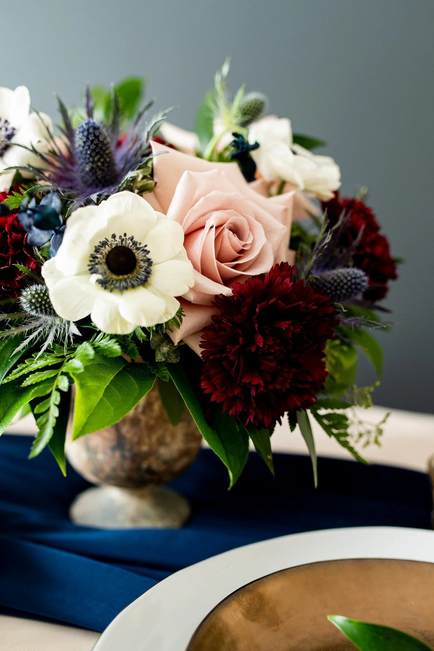 Navy and Wine Full DIY Centerpiece Set - Image 2