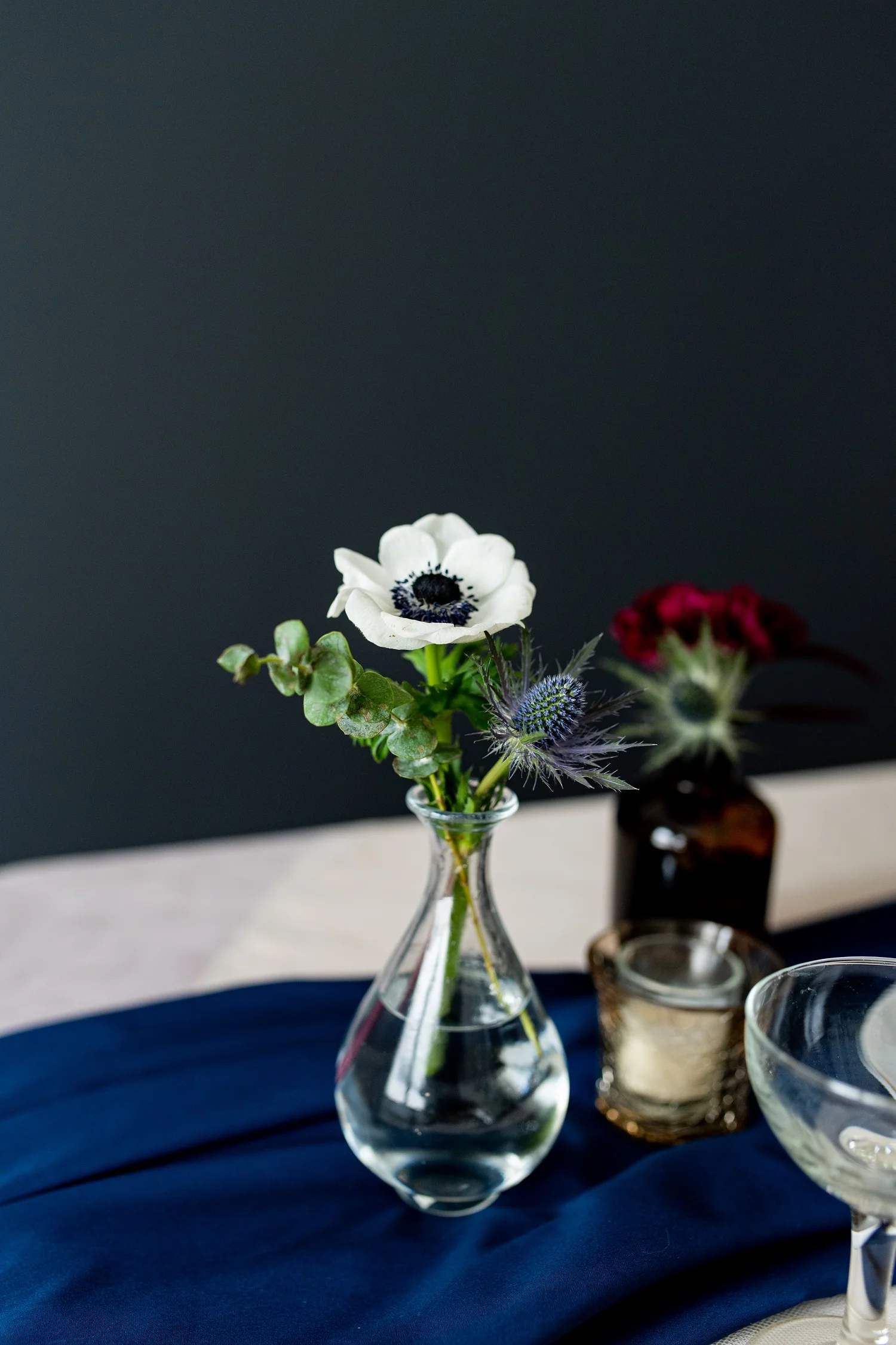 Navy and Wine Full DIY Centerpiece Set - Image 8