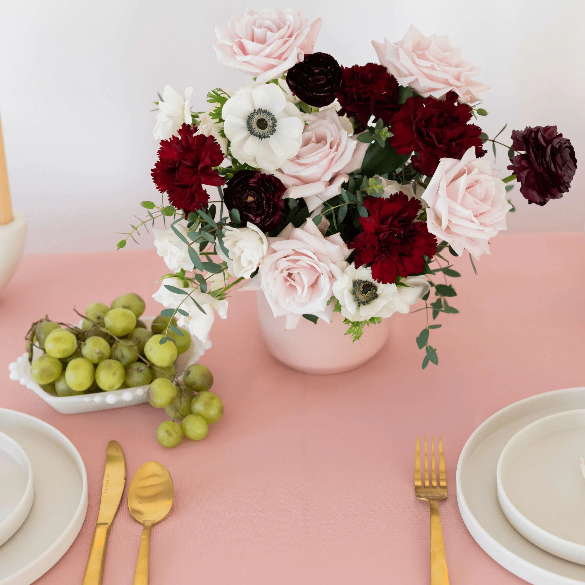 Navy and Wine Premade Plus - 8 Centerpieces