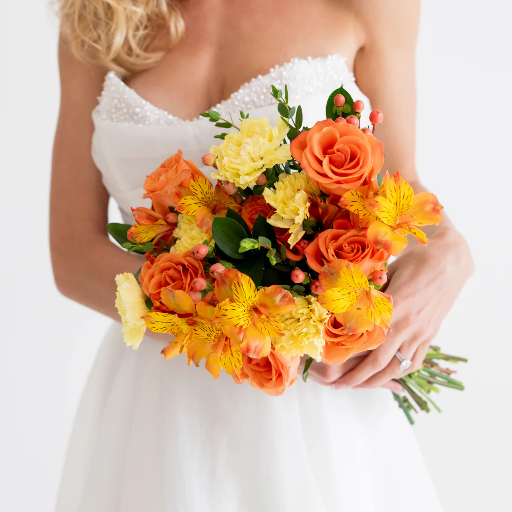Orange Blossom Bridal Bouquet