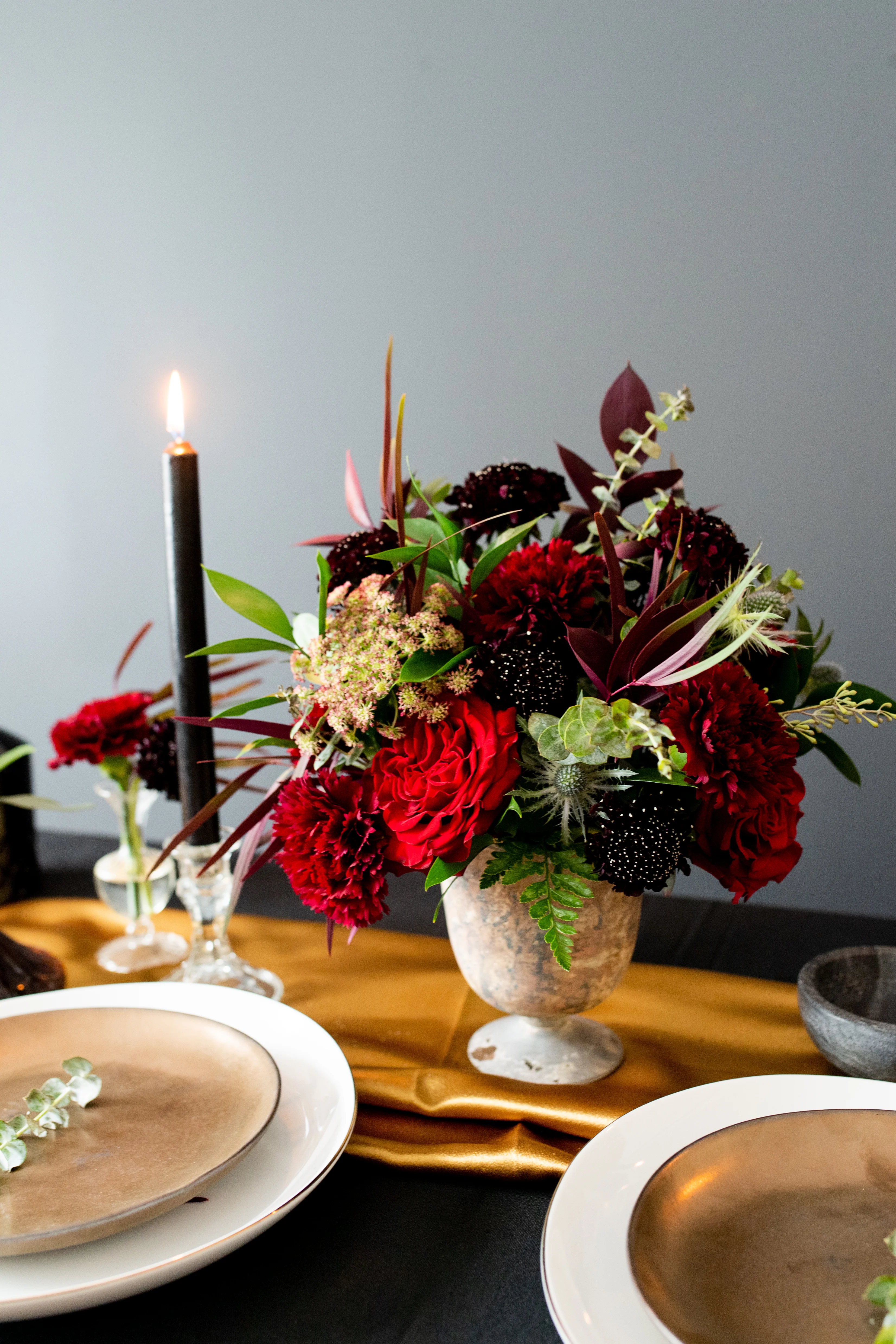 Moody Scarlet Full DIY Bridal and 4-5 Maids or Centerpieces - Image 8