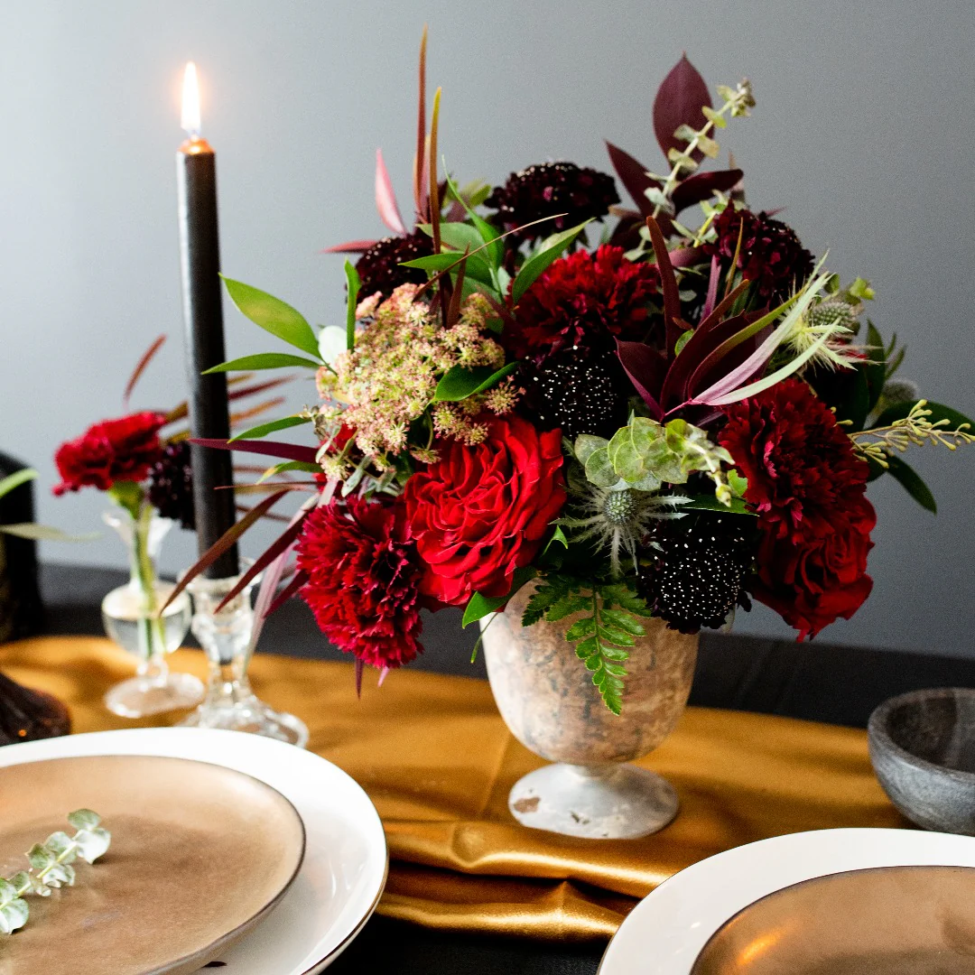 Moody Scarlet Full DIY Centerpiece Set