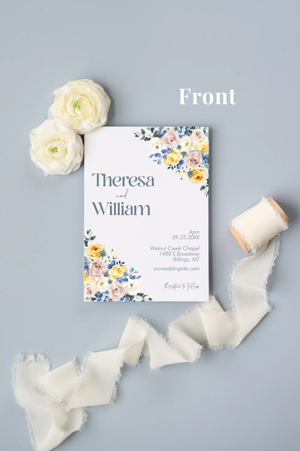 Pacific Gold Invitation Suite Template - 030 - Image 3