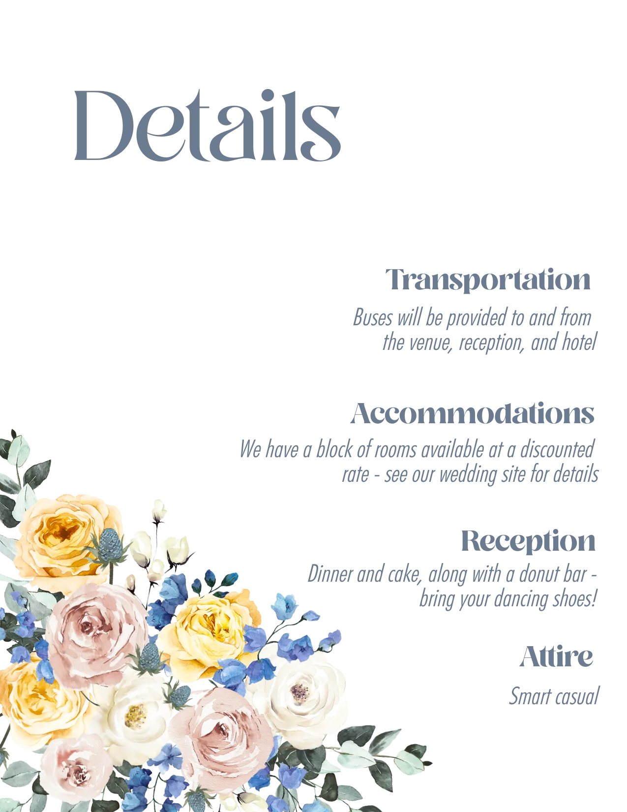 Pacific Gold Invitation Suite Template - 030 - Image 7