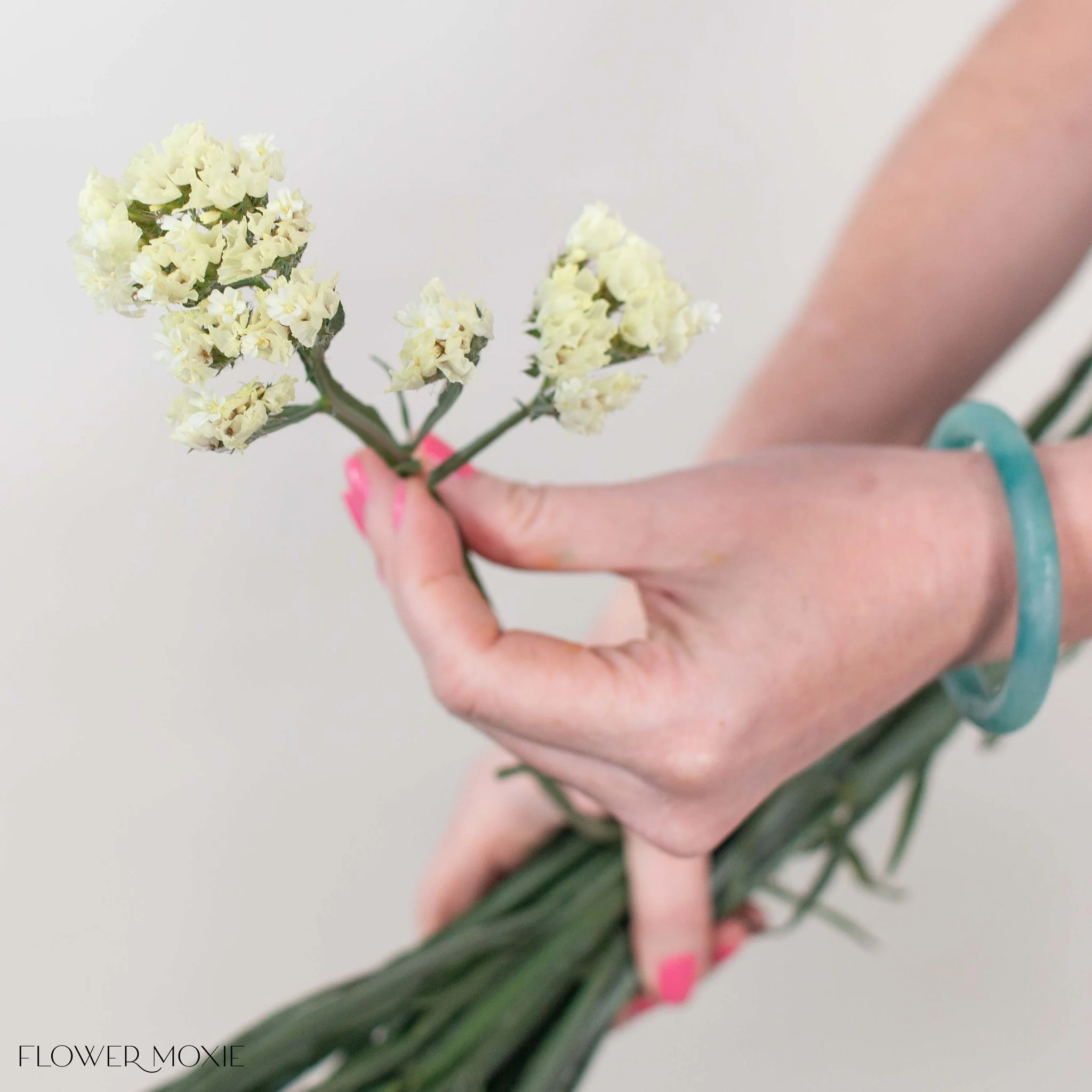Pale Yellow Statice Flower - Image 3