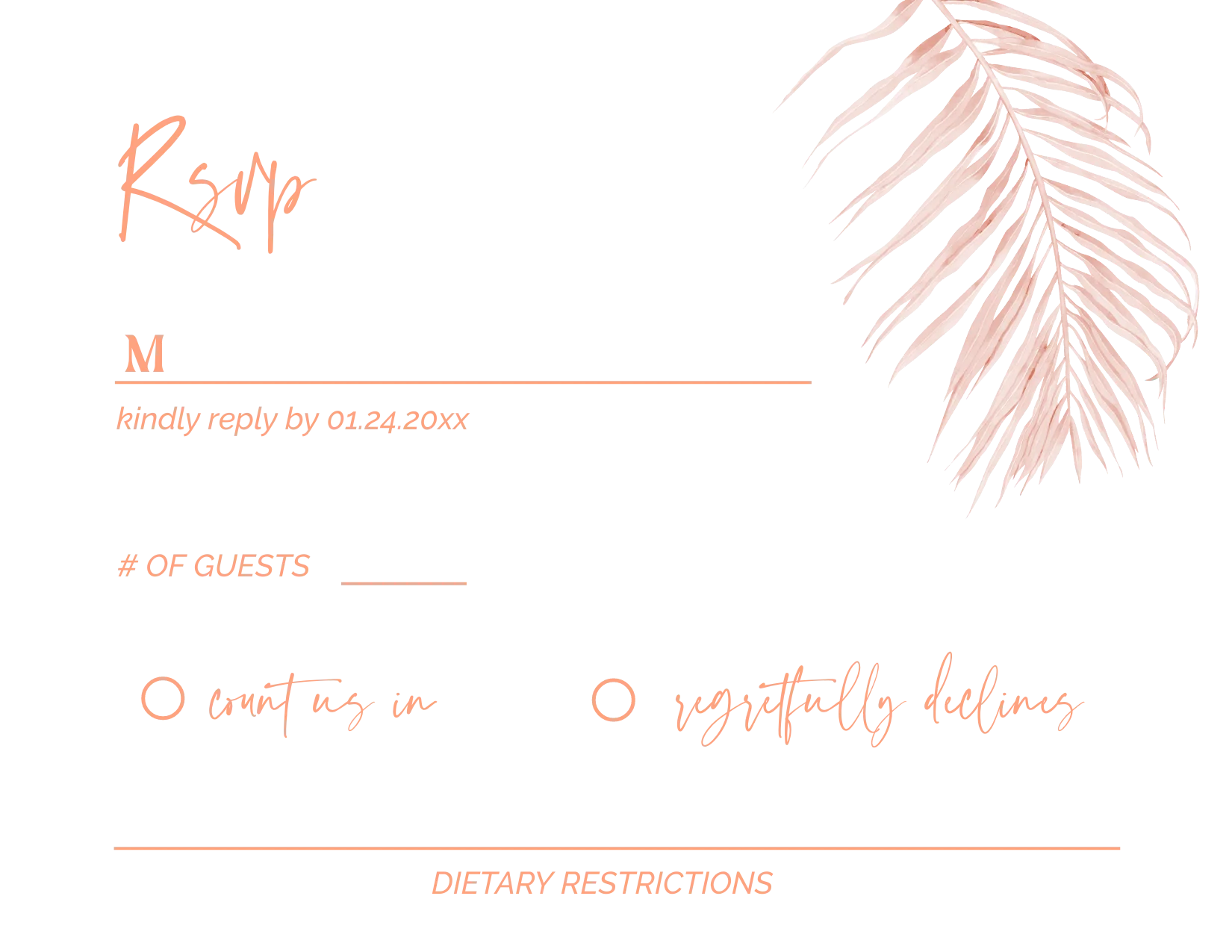 Palm Springs Invitation Suite Template - 031 - Image 8