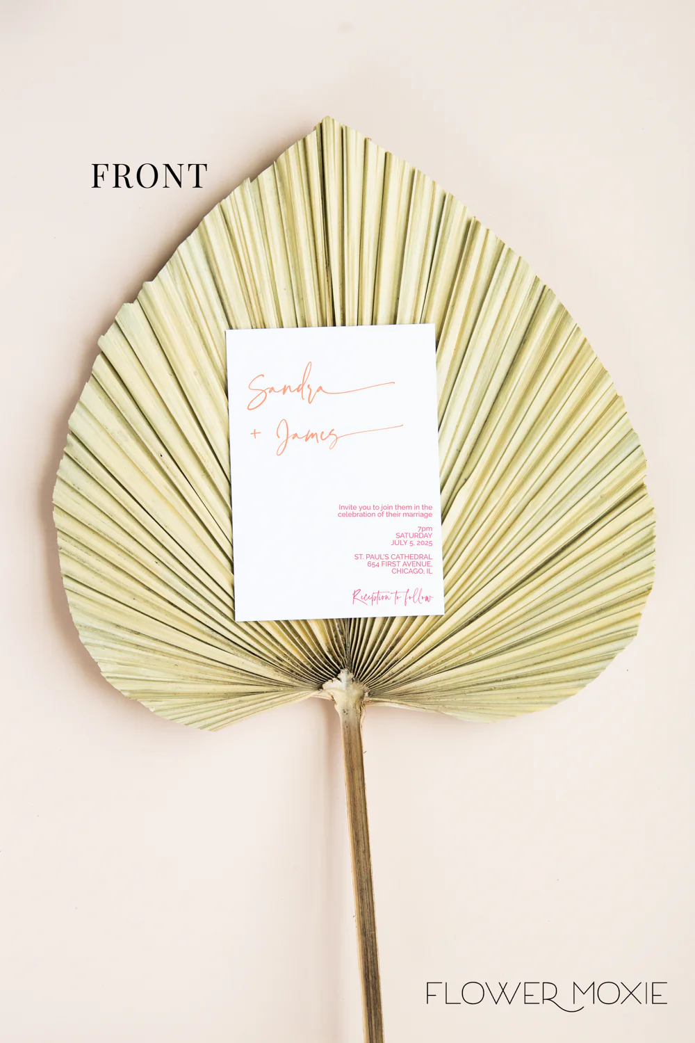 Palm Springs Minimalist Invitation Suite Template - 025 - Image 3