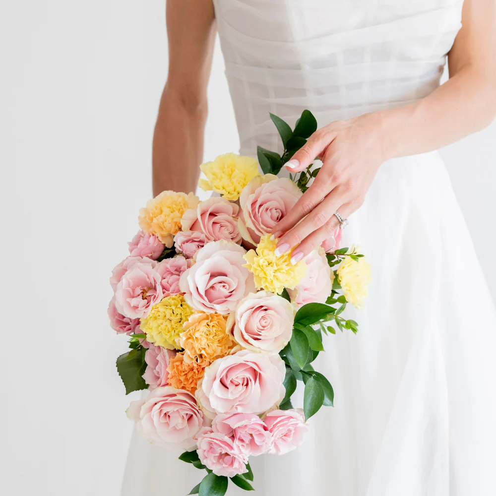 Blush and Buttercream Bridal Bouquet