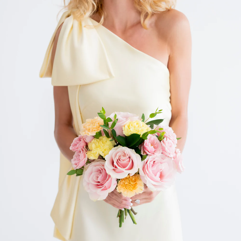 Blush and Buttercream Bridesmaid Bouquet