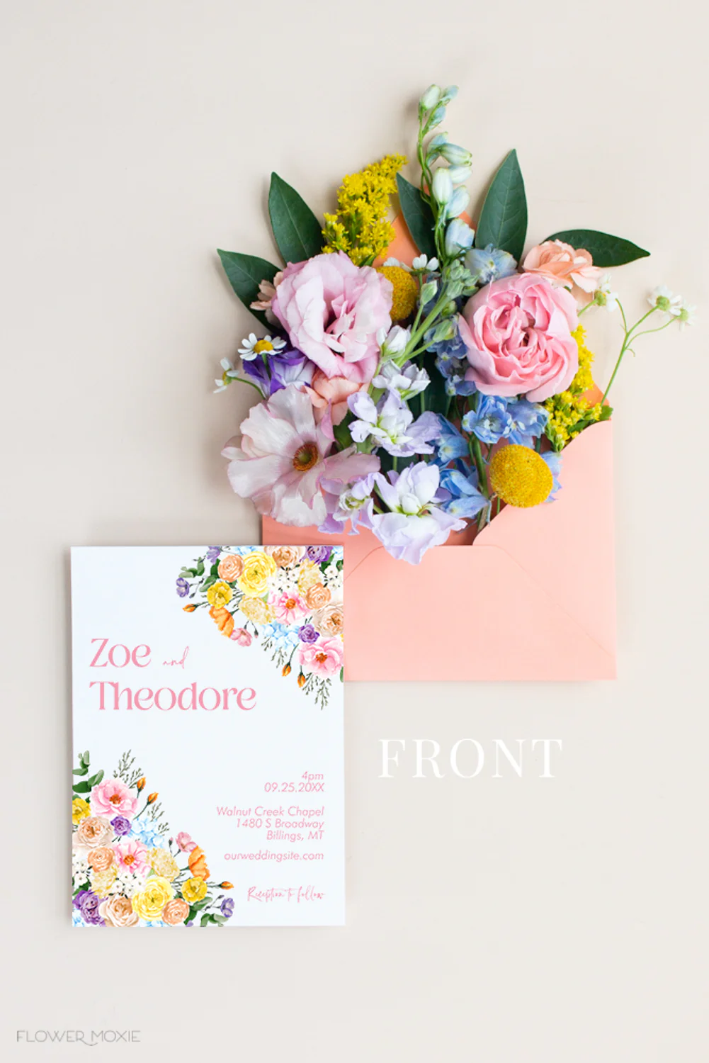 Pastels Invitation Suite Template - 030 - Image 3
