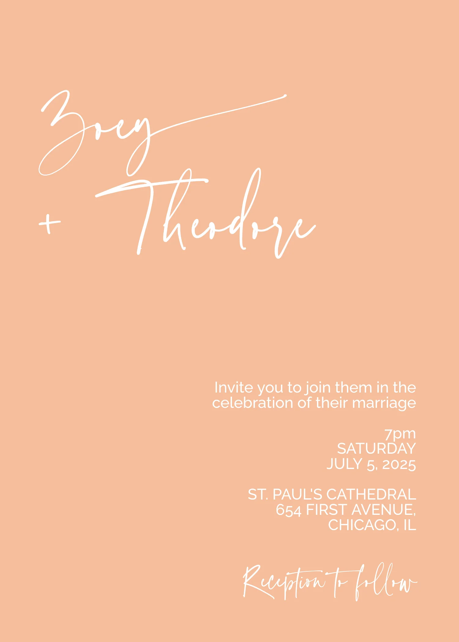Pastels Minimalist Invitation Suite Template - 025 - Image 5