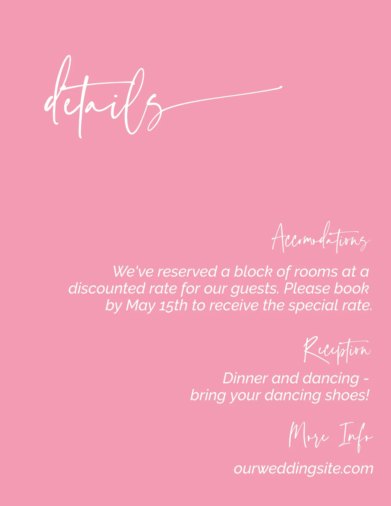 Pastels Minimalist Invitation Suite Template - 025 - Image 7
