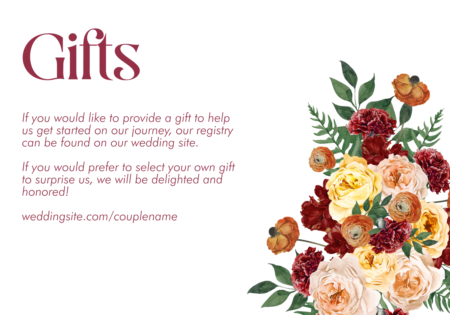 Peach and Burgundy Invitation Suite Template - 030 - Image 9