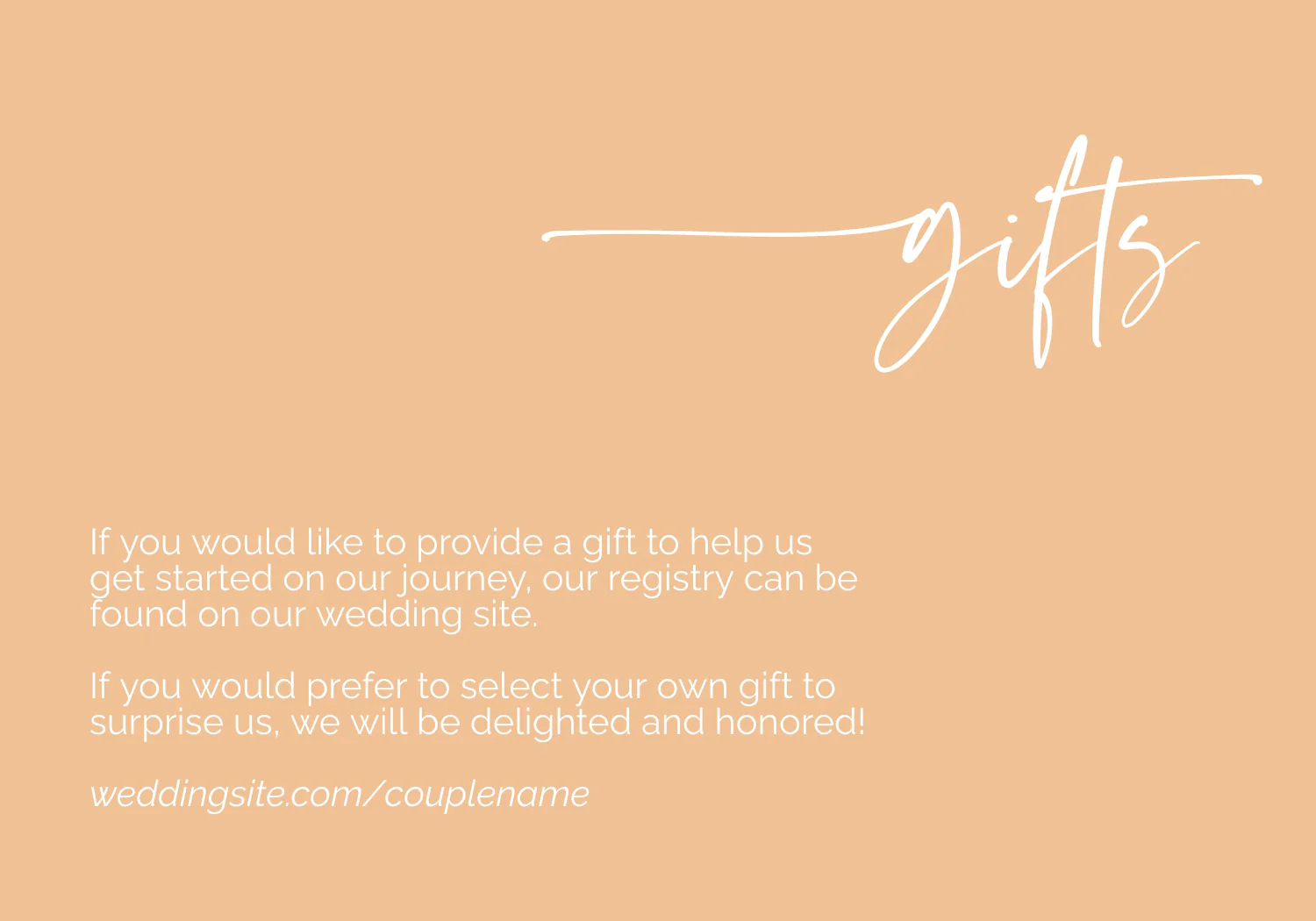 Peach and Coral Minimalist Invitation Suite Template - 025 - Image 9