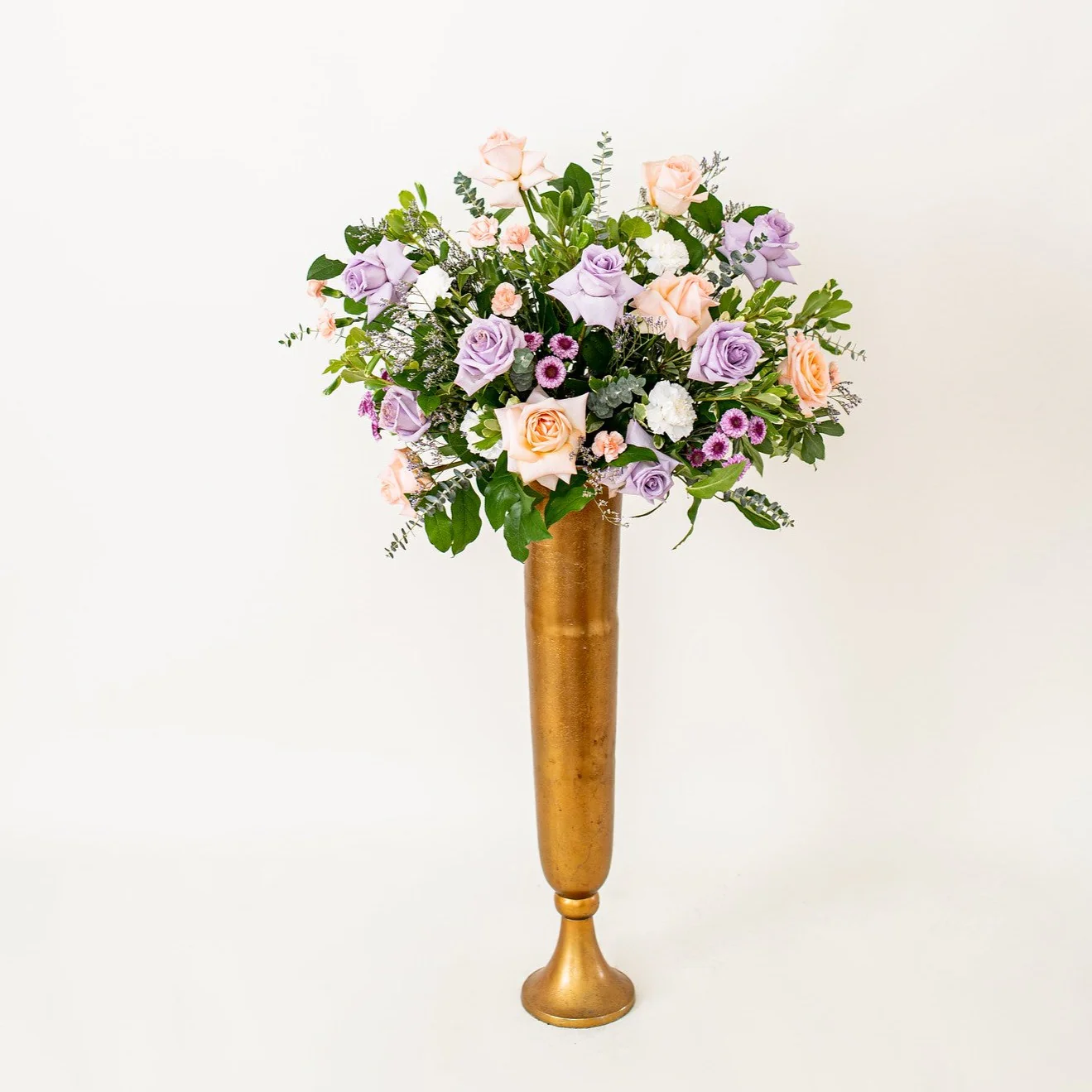 Peach and Lilac Full DIY Ceremony Flowers