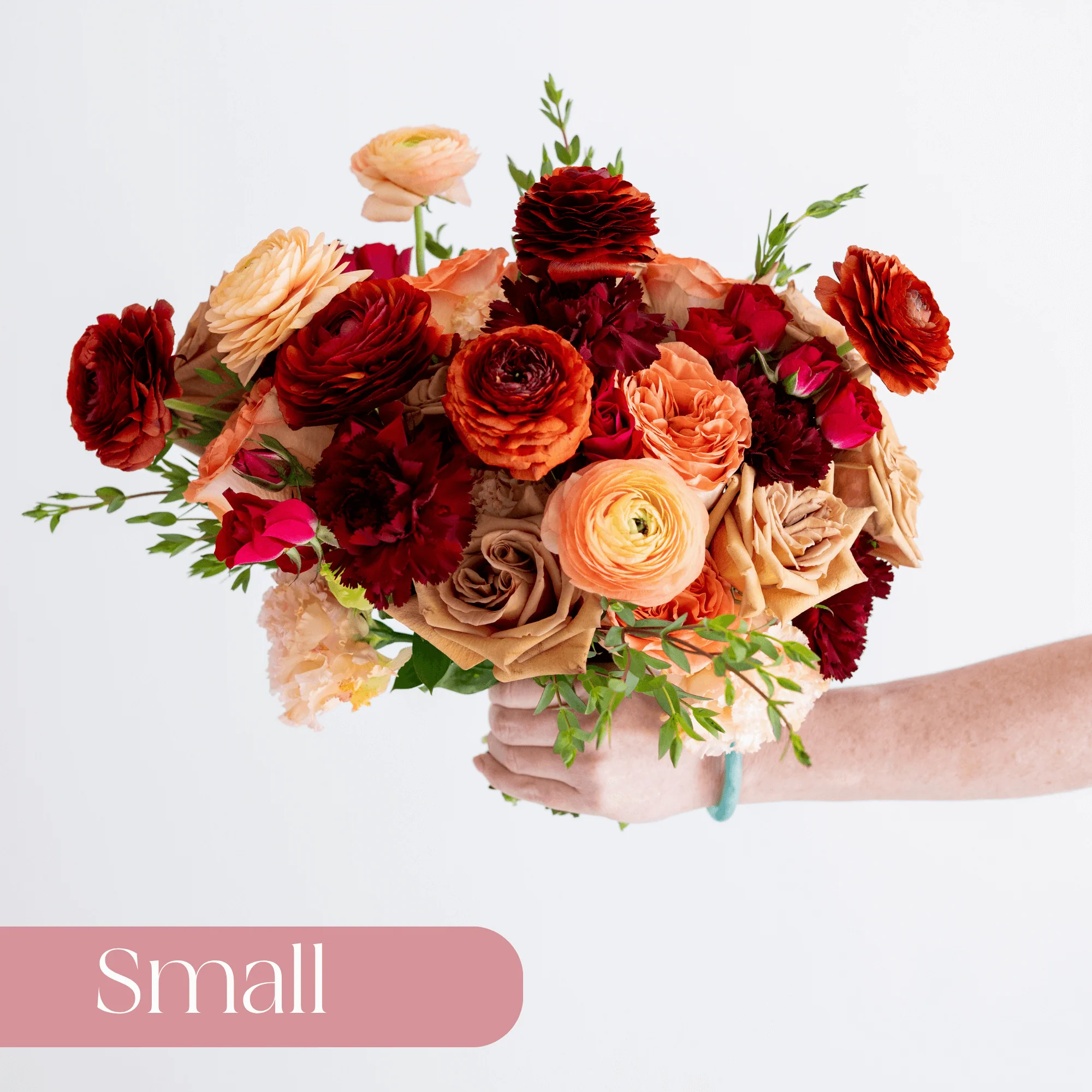 Peach and Burgundy Premade Plus - Small