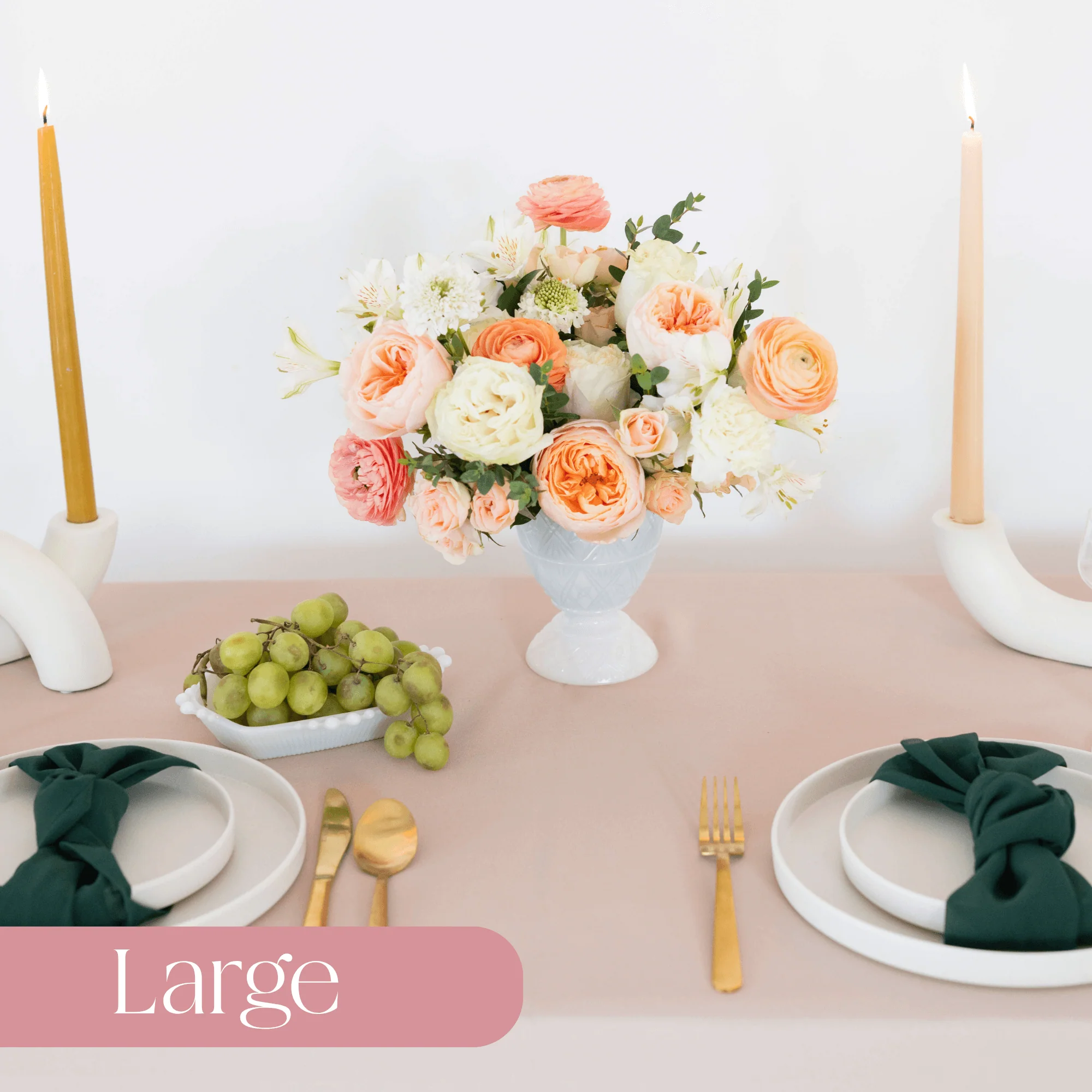 Peach and Cream Premade Plus - Large