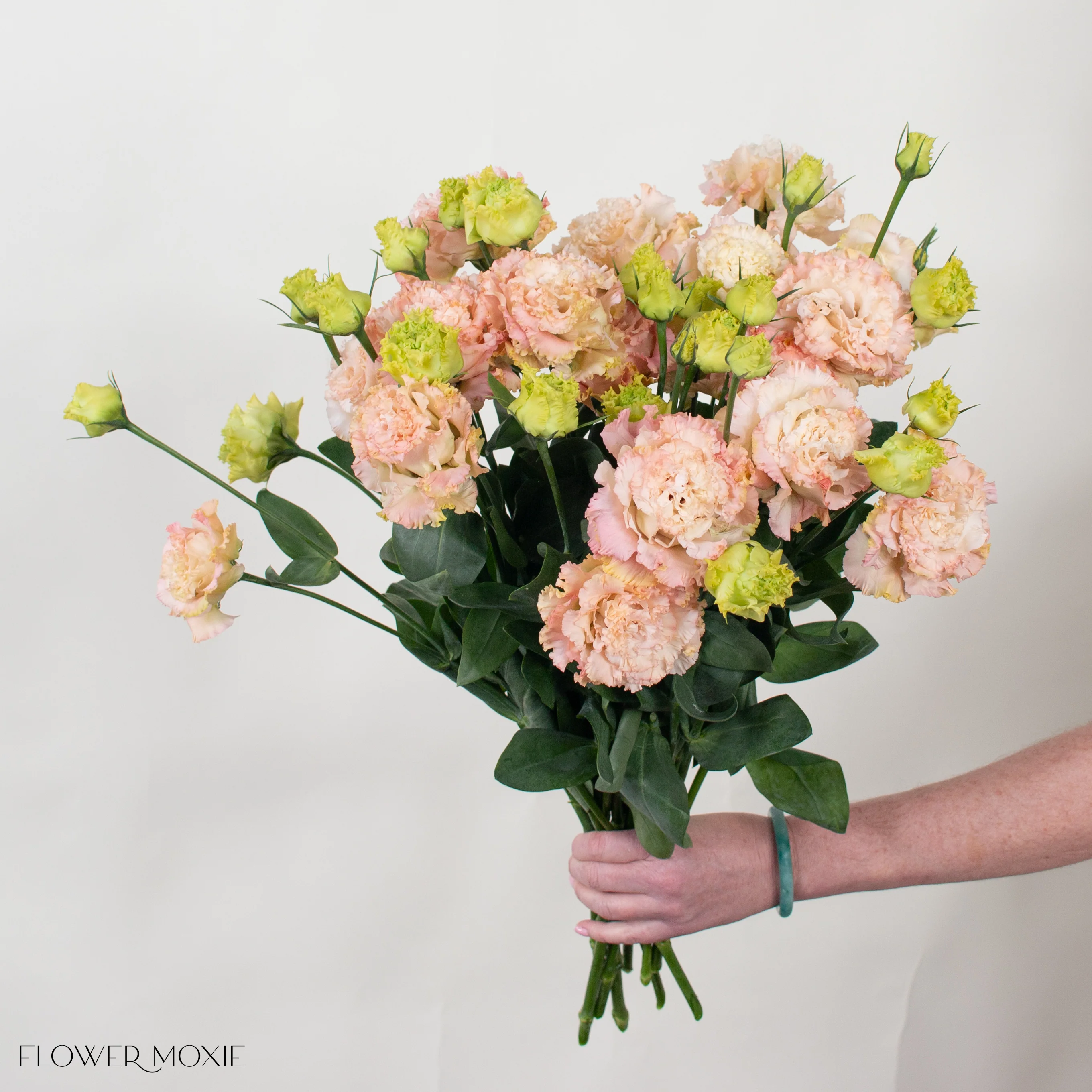 Peachy Pink Lisianthus Flower - Image 10