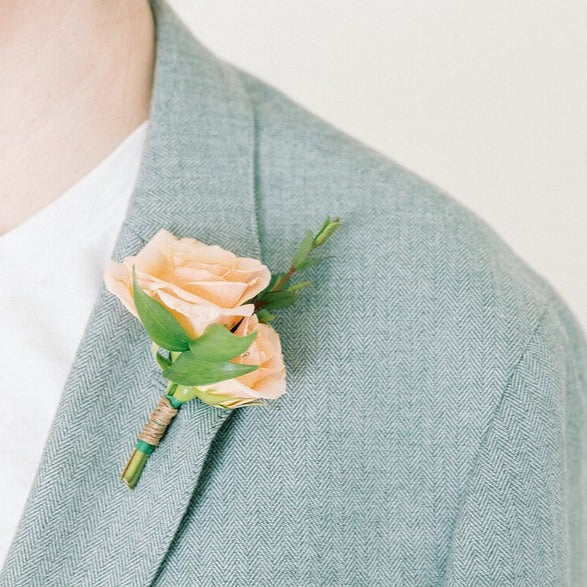 Peaches and Cream Full DIY - Bridal and 4-5 Bridesmaid Bouquets - Image 5
