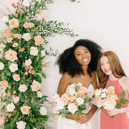 Peaches and Cream Full DIY - Ceremony Flowers - Image 2