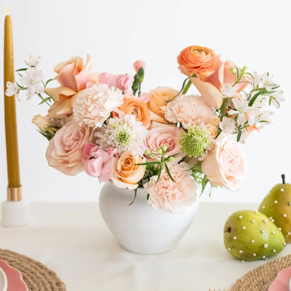 Peachy Keen Centerpiece