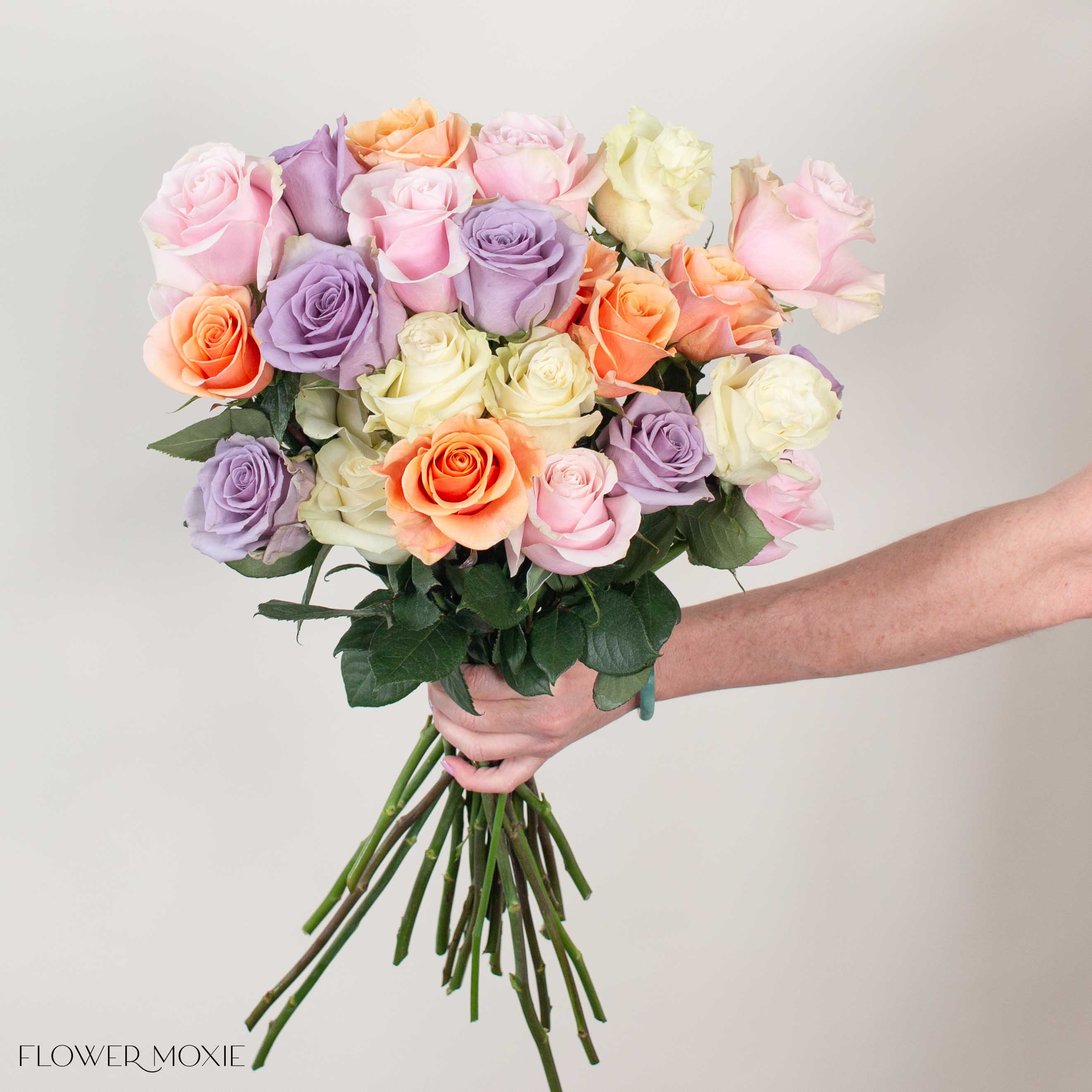 Soft Pastel Rose Mix