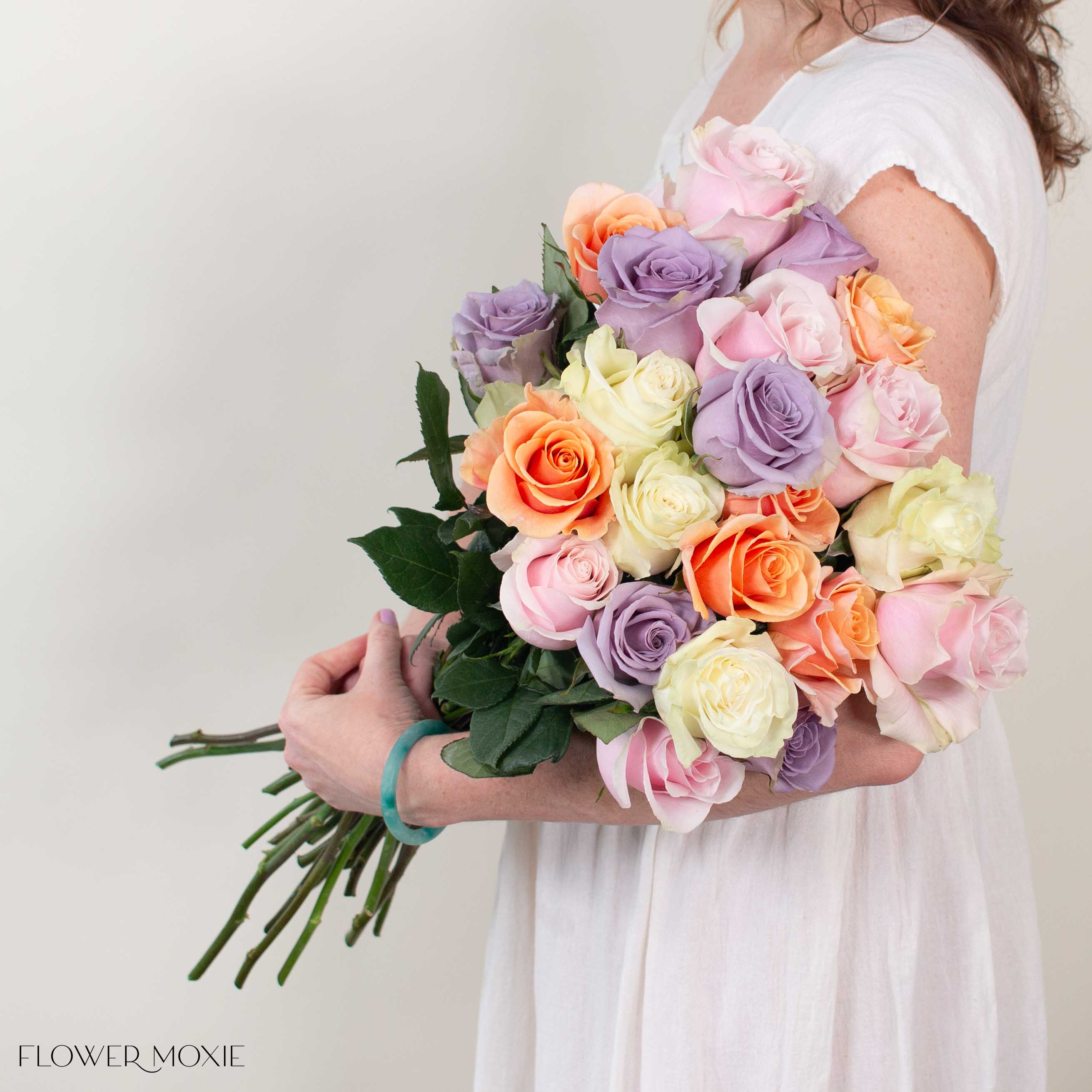 Soft Pastel Rose Mix - Image 2