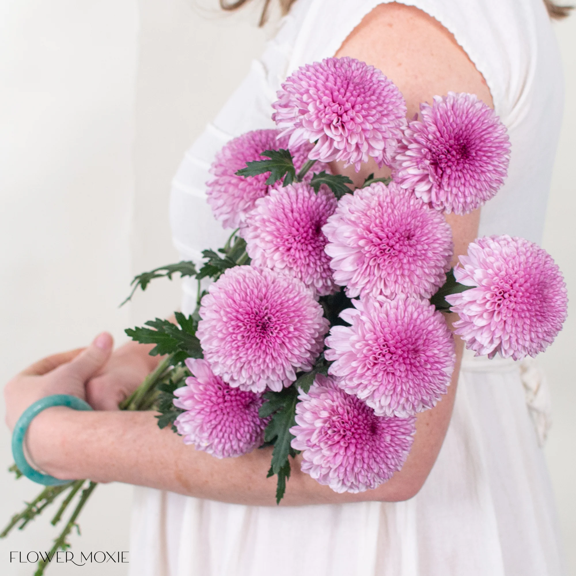 Pink Ball Cremone Flower - Image 3