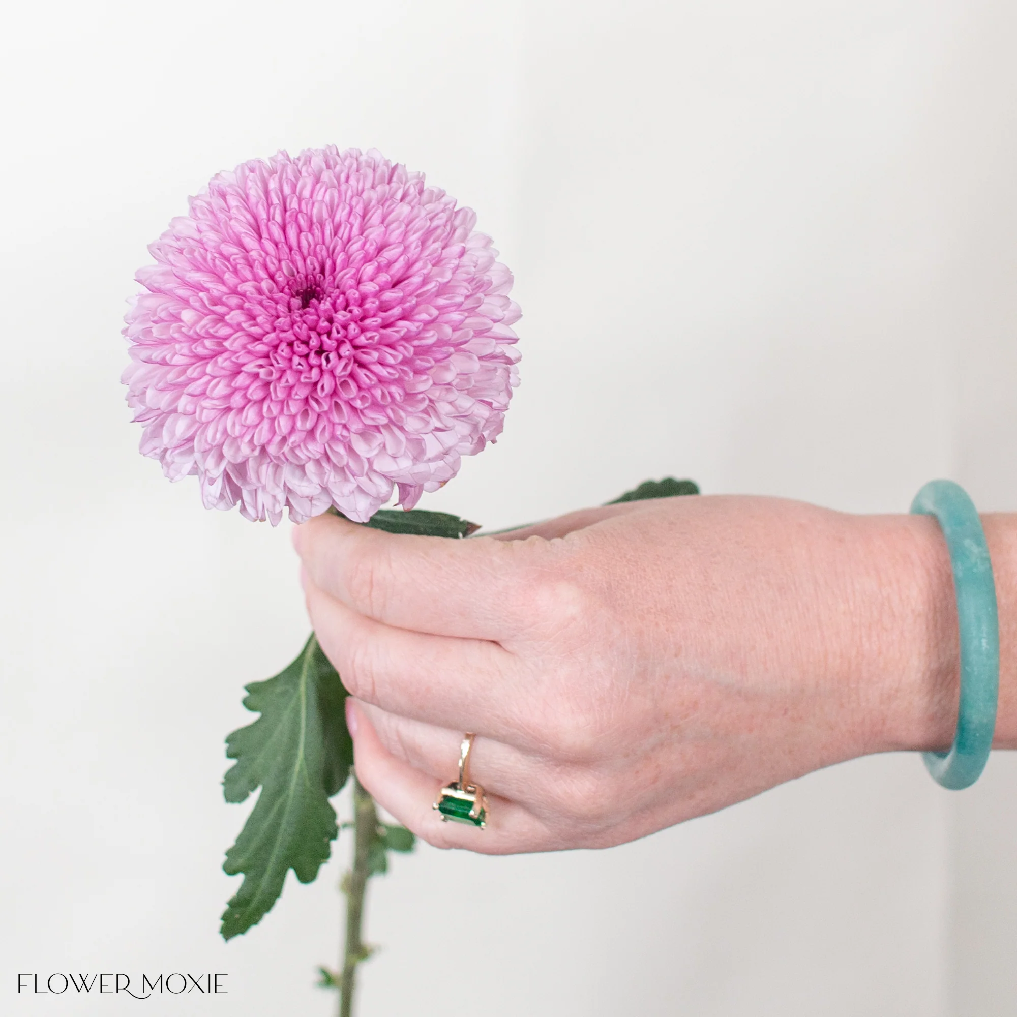 Pink Ball Cremone Flower - Image 4