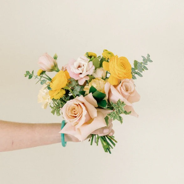 Pink Lemonade Full DIY Bridal and 4-5 Bridesmaid Bouquets - Image 3