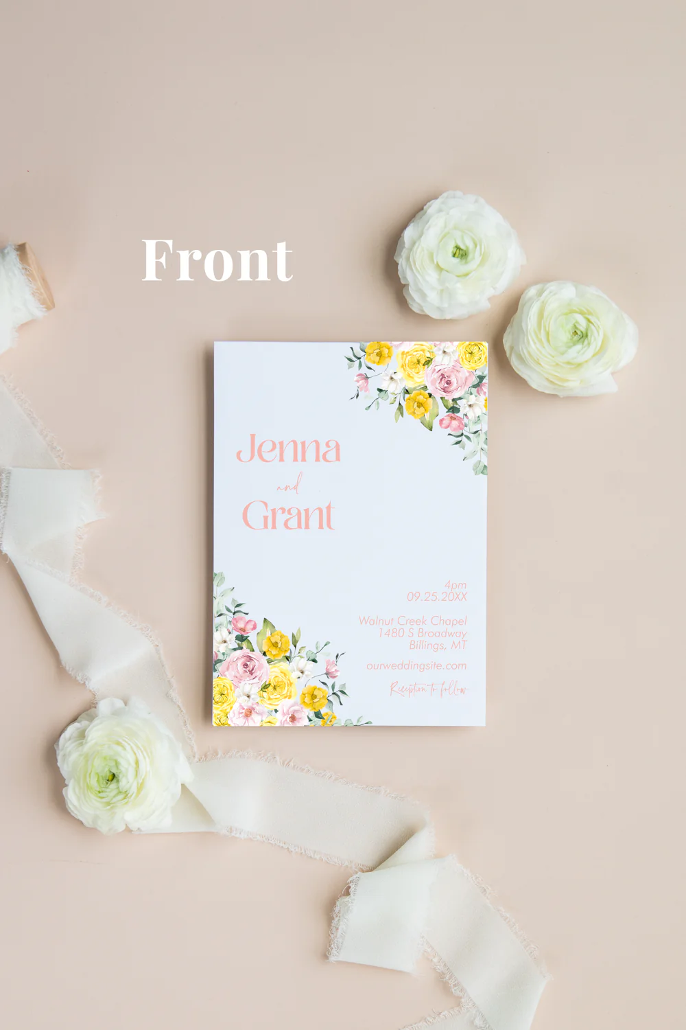Pink Lemonade Invitation Suite Template - 030 - Image 3