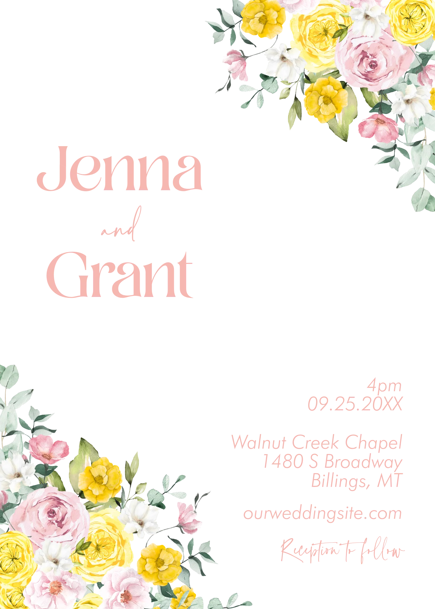 Pink Lemonade Invitation Suite Template - 030 - Image 5
