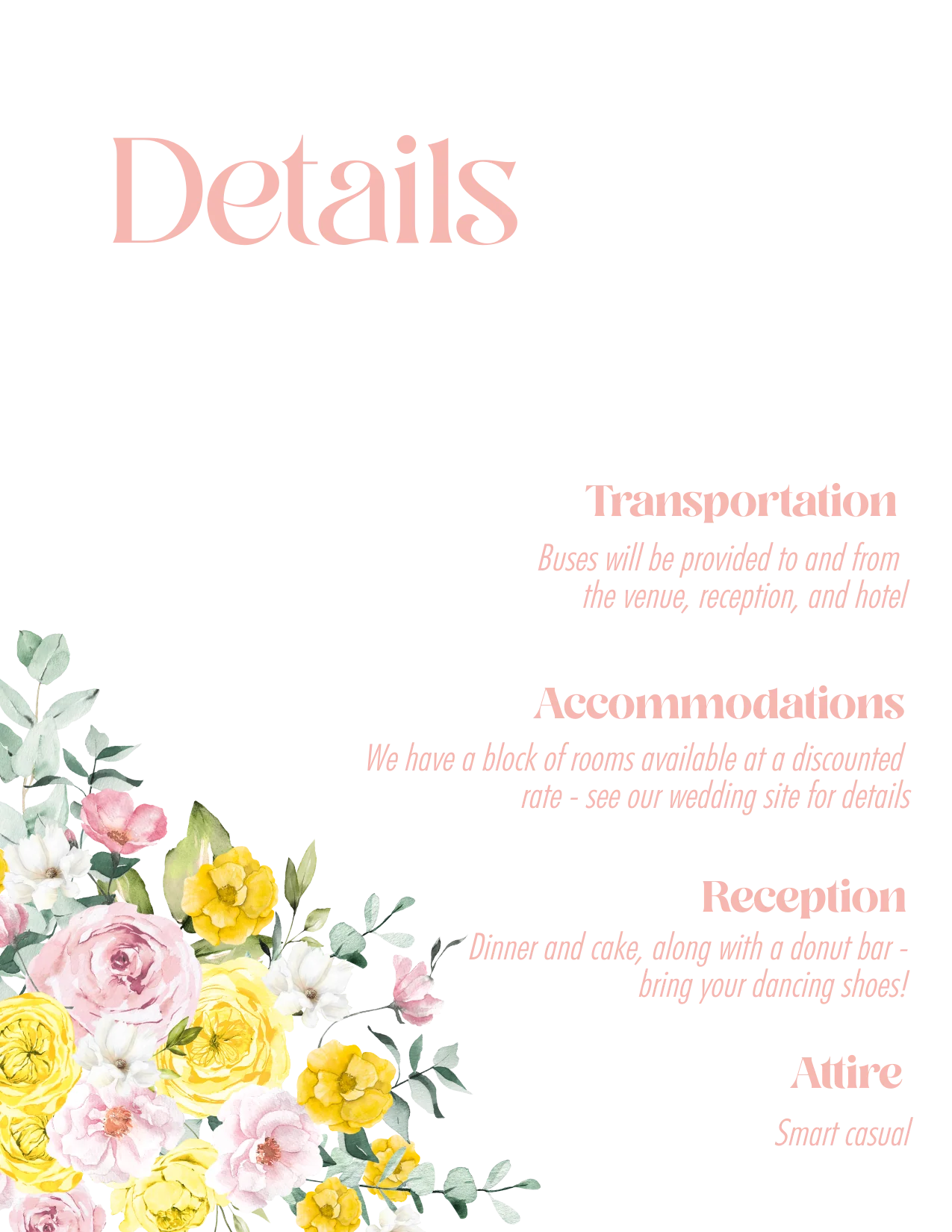 Pink Lemonade Invitation Suite Template - 030 - Image 7