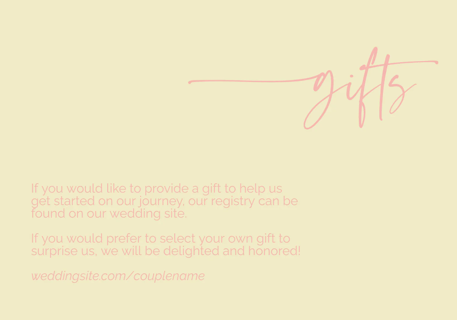 Pink Lemonade MInimalist Invitation Suite Template - 025 - Image 9