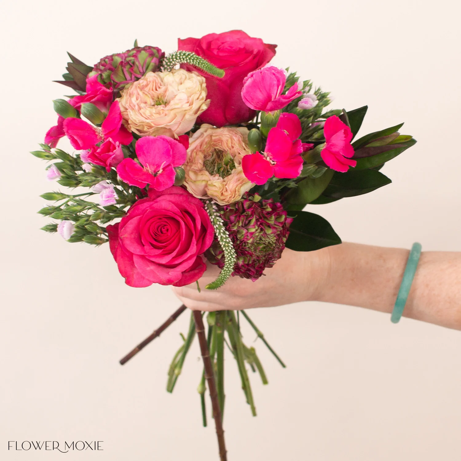 Pink Renegade Bridesmaid Bouquet - Image 3